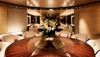  YN 15250 Motor Yacht Satori by Heesen Dining Room - Photo credit Dick Holthuis